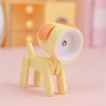 Mini LED yellow puppy night light and phone stand for desktop creative decor - Dog / Yellow