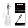 Peanut shaped diamond nail drill bit PG-47 with fine grit for cuticle prep and cleaning - PG-47 Fine-Peanut Head