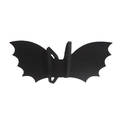Halloween black bat wings costume for kids with elastic straps on white background - Black Wings