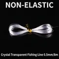 Inelastic clear nylon crystal thread for jewelry making, 0.5mm thickness and 8m length - Crystal Fishing Line-0.5mm 8 Meters