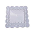 Set van 3 vierkante siliconen mallen met golfpatroon voor epoxyhars dienbladen - Set van 3 vierkante vormen (klein + middel + groot)