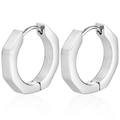 Flat Octagon Silver (Single Piece)