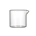 Heat-resistant borosilicate glass measuring cup with double spouts and scale - 60ml Single Spout Jug Without Handle