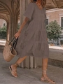 S / Dresses / Camel