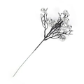 Artificial silver berry pick with glitter decorative balls for Christmas tree decor - 29CM / Silver
