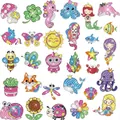 5D DIY diamond painting stickers set featuring ocean animals and cartoon motifs - Sea Creatures & Forest Animals / SYT-4
