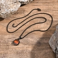 Met Ketting Zwart/Houtnerf