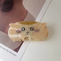 Simpatico fermaglio per capelli a gatto in acetato beige con design a cartone animato - 7# Gatto Timido / 8.6cm*4cm