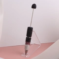 Penna fai-da-te creativa in cristallo sfumato viola e rosa con gioiello a mora - Sfumatura Nero