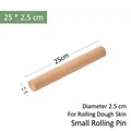 25cm small solid wood rolling pin for handmade dumpling skins and pastry baking tool - Small Rolling Pin / 25*2.5cm