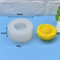 Silicone tart mold with 8.9cm diameter and 4.4cm height for DIY soaps or cake baking - US 6
