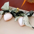 Silver Needle - Green - Bow