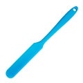 Blue silicone spatula with ergonomic long handle and hanging hole for baking use - 45g Light Blue