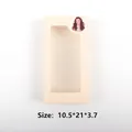Heatless hair curler set in yellow cardboard box with window display and size 10.5x21cm - Packaging Box for 3-Piece Set
