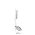 Espumadera de acero inoxidable de 31cm con malla fina y diámetro de 10cm para cocina - Espumadera de Aceite de Borde Ancho 10 Pulgadas
