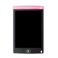 Tavoletta da scrittura LCD rosa da 12 pollici per bambini con penna e tasto cancella - 8.5 Pollici / Rosa Chiaro