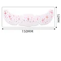 Waterproof rose gold star freckle face tattoo sticker in 150x52mm size for parties - Rose Gold Stamping Freckle Face Patch(QT-0121)
