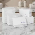 Portable single-pack airplane wet wipes in 6x11cm size for travel and business - Aviation Style A-19 / White