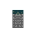 Pro 5D thin white butterfly nail art stickers KX121 with sleek designer packaging - White Butterfly Style (KX121)