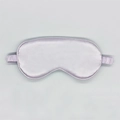 Lavender silk sleep mask with elastic strap for comfort and blackout light blocking - Purple Pink 62#