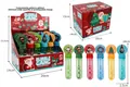 Christmas themed bubble wand set with 24 sticks featuring Santa and reindeer designs - Christmas Bubble Wand (Box of 24)