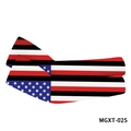 Quick-dry arm sleeves with US flag digital print for outdoor cycling and sports - American Sports Horizontal Stripe(MGXT-025)