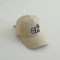 Detalle de gorra de béisbol de algodón beige con bordado 3D de alta calidad de OK - 52-54cm (3-8 Años) / Caqui claro