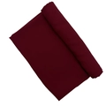 Elegant burgundy pleated satin chiffon scarf with a high-quality draped textile texture - 180*70cm / Burgundy (30#)