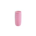 Pink silicone leak-proof sleeve for travel bottles with anti-slip braided texture - 4th Gen (Woven Non-slip) / Pink