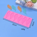 Rosa Silikonform mit Engelsflügeln für DIY Fondant Schokolade Pudding und Harz - Engelsflügel (RY-138) / Rosa