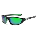 C10 Glossy Black Green Frame Green Legs Green Mirror