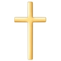 Pendentif croix minimaliste 45mm en acier inoxydable doré poli pour femmes - Pendentif Uniquement (Sans Chaîne) / Doré