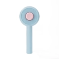 Spazzola portatile per animali blu e rosa per rimuovere i peli di gatto - Forma di Mulino a Vento / Blu
