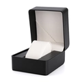 Flip-top Slot Watch Box / Black