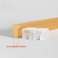 Paraspigoli in silicone per bambini con larghezza interna 5-6mm e design animale - Angolo a T Stretto Traslucido