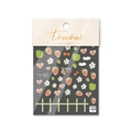 Pegatinas 5D para uñas con diseños de fresas en relieve y motivos florales - Estilo de Relieve de Fresa Grande (to1540)
