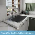 Jazz White marble self-adhesive wallpaper for kitchen countertops waterproof oil-proof - 60cm x 3m / Jazz White