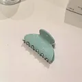 Pince à cheveux élégante vert menthe avec strass en forme d'étoile pour femme - 6cm / Vert