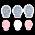 Set di stampi in silicone a forma di pesce per resina fai-da-te e pasticceria su sfondo nero - Set da 3 pezzi Taiyaki Trasparente