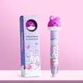 Purple retractable cartoon rabbit eraser pen with decorative strawberry packaging box - Fondant Rabbit (Purple)