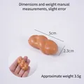 Mini 5cm PU slow rebound pretzel croissant model stress relief squeeze toy - Mini Twist Pretzel