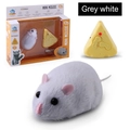 Topo di peluche grigio bionico telecomandato per gatti con telecomando a formaggio - 8882 Topo Grigio