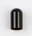 Lápiz táctil capacitivo activo universal con tapa protectora negra de diseño minimalista - Capuchón de Metal para Lápiz Negro