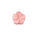 Elegante molletta per capelli a fiore rosa con finitura opaca per stile da spiaggia - Confezione sfusa / Rosa