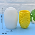 Silicone flower pot mold with deer and branch relief design showing product dimensions - Deer Pattern / M#