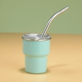 Sky Blue (2oz/Single-layer/With Straw)