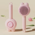 Spazzola per Animali Orecchie di Coniglio / Rosa