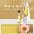 White smart aroma diffuser set with Shangri-La essential oil for home fragrance - White Machine + Shangri-La Essential Oil