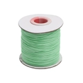 0.5mm mint green waxed cord roll for DIY beaded jewelry necklaces and bracelets - 0.5mm/10 Meters / Light Green