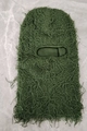 Tactical camouflage balaclava in army green knit with ghillie suit texture - One Size / Army Green